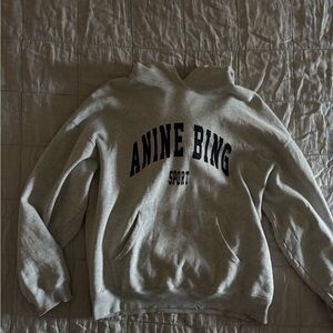 Anine Bing Sport Gray Hoodie